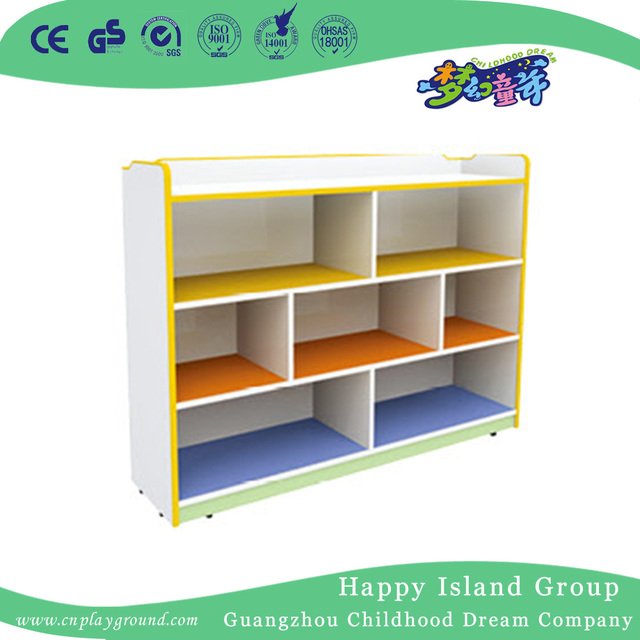 Kindergarten Möbel helle Farbe Holz Partition Regal (HG-5401)