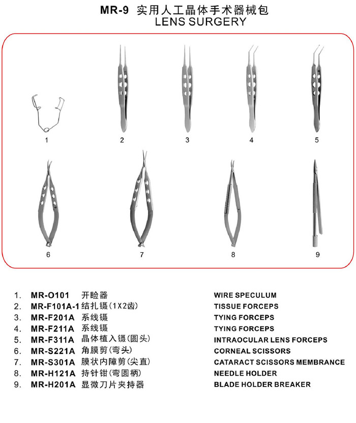 CIRUGÍA DE LENTES MR-9