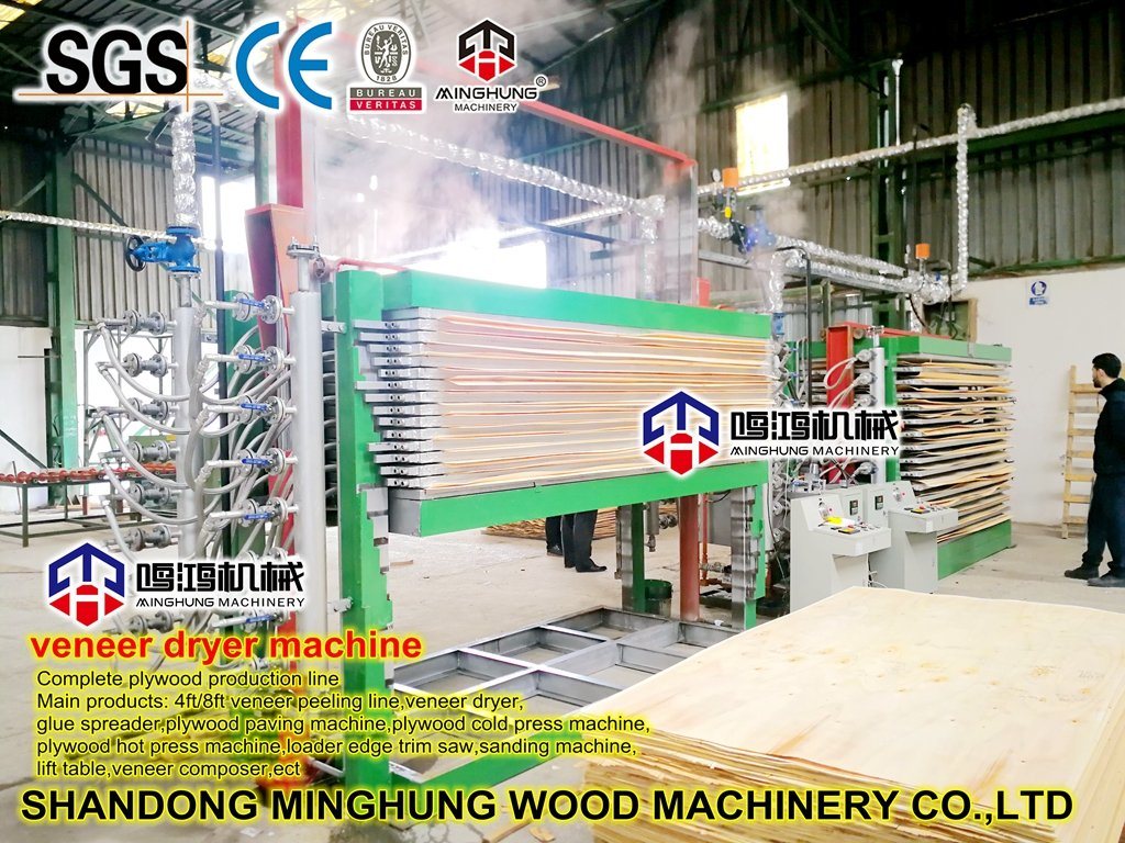 Mesin Press Veneer Pelat Padat