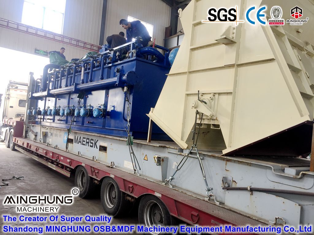 Pengiriman Mesin Pembuatan Chipboard 