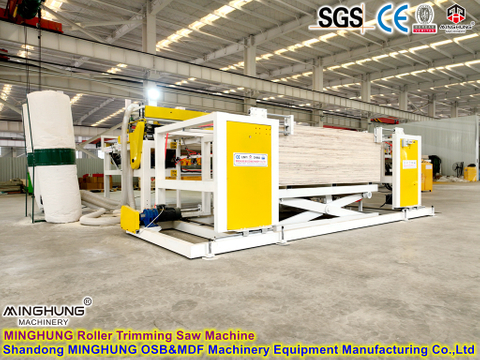 Produsen Asli Minghung Chipper, Pengering, Pengaduk Perekat: Lini Produksi MDF / OSB / Particleboard