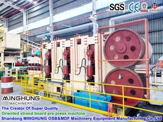 Pemasok Lini Produksi OSB Cina: Mesin Pra Tekan Multi Roll Berkelanjutan untuk Peralatan Produksi Papan Partikel