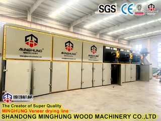 Pengering Veneer Pengoperasian Kebisingan Rendah yang Tenang