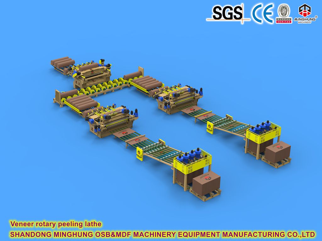 Mesin pengupas rotari veneer