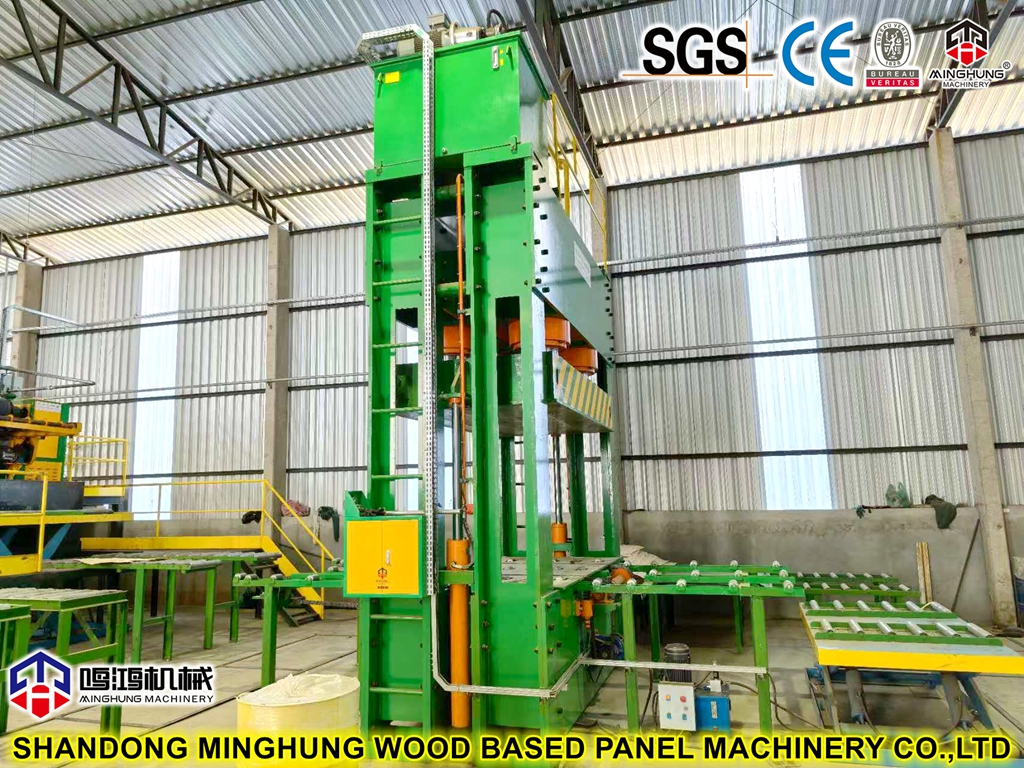 MINGHUNG Strong Plywood cold press in Brazil MINGHUNG Press dingin kayu lapis yang kuat di Brasil