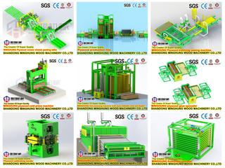 Lini Produksi Kayu Lapis Dilengkapi dengan Mesin Pengamplasan Pengikat Ketebalan Dua Sisi