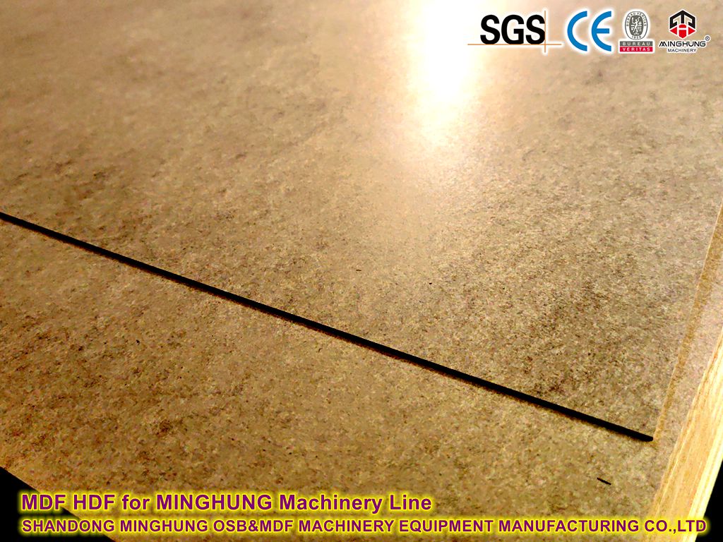 Hdf mdf untuk MINGHUNG line mesin