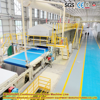  Line Flat Press Flat Continuous Skala Mega 40 meter-Pemimpin Teknologi Curing 120 Detik 