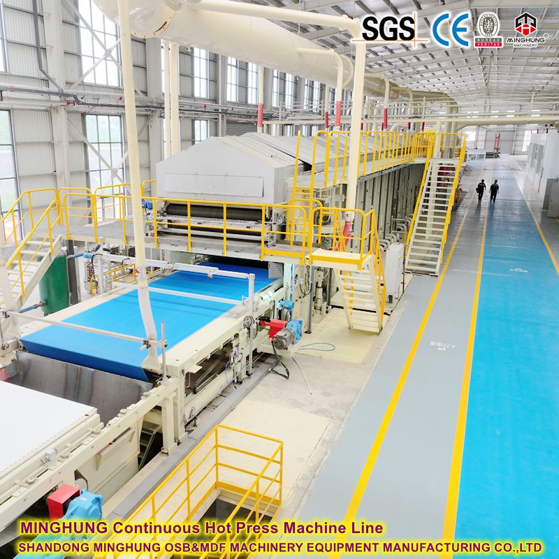  Line Flat Press Flat Continuous Skala Mega 40 meter-Pemimpin Teknologi Curing 120 Detik 