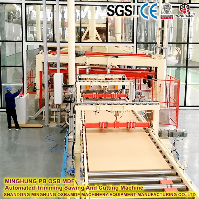 MINGHUNG PB OSB MDF Mesin gergaji otomatis