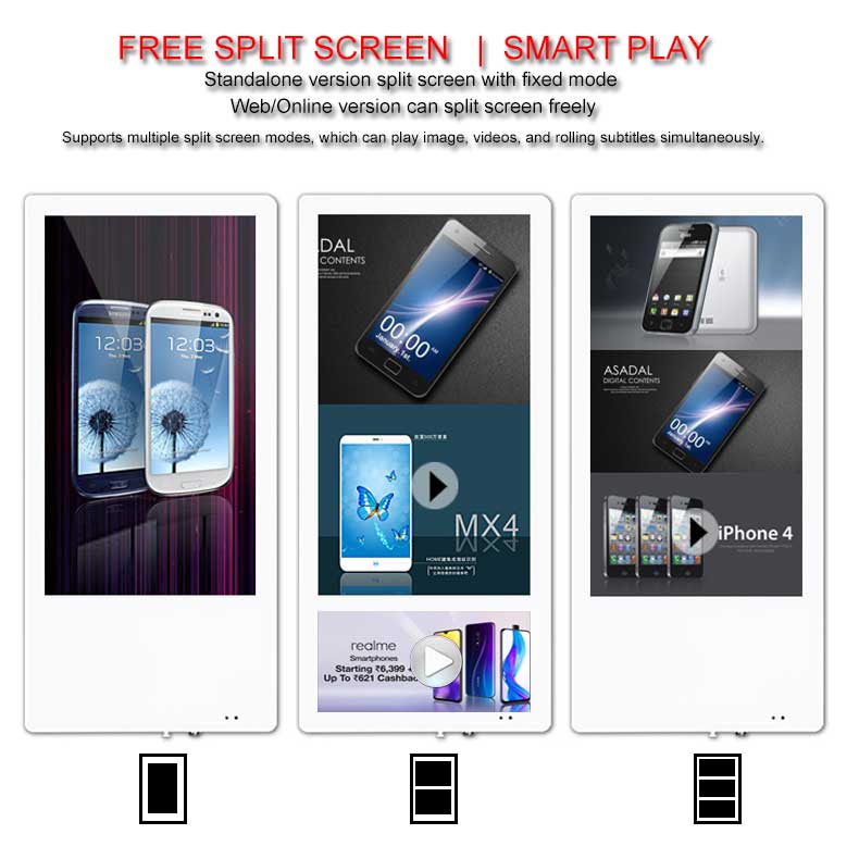 Pantalla de medios LCD LCD LCD Smart Player Elevator