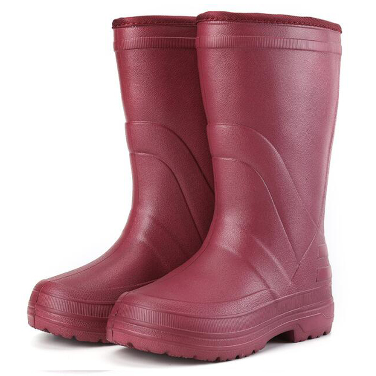 Slip resistant keep warm women winter eva work boots 