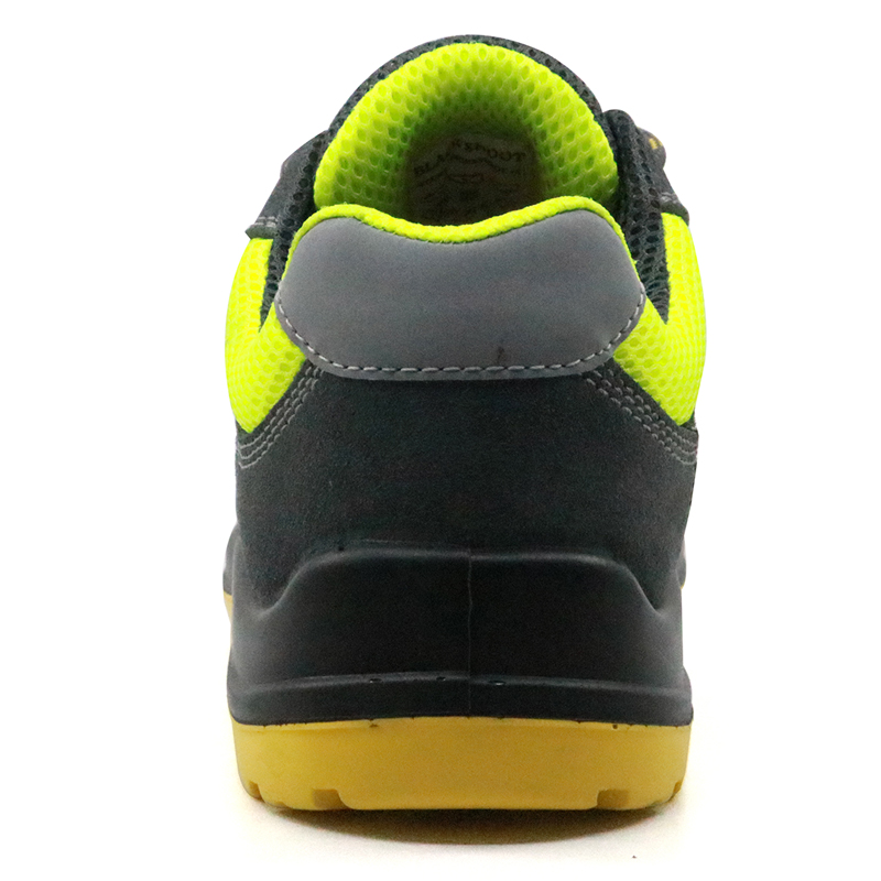 Lightweight breathable plastic toe cap sport type work shoes safety ...