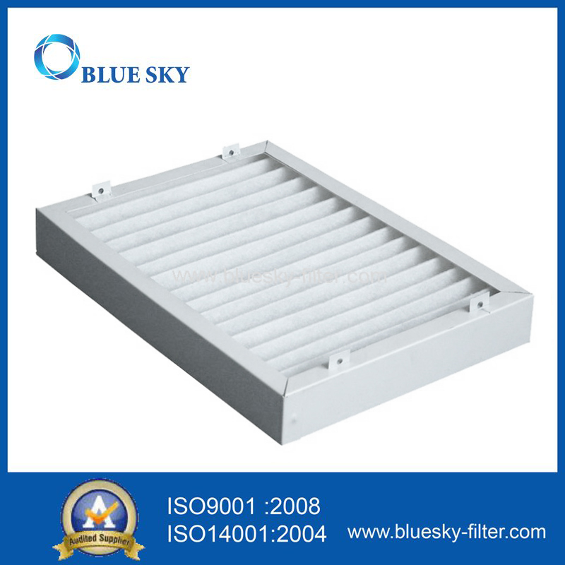 Filtro de marco de metal blanco para filtros de aire/purificadores de aire