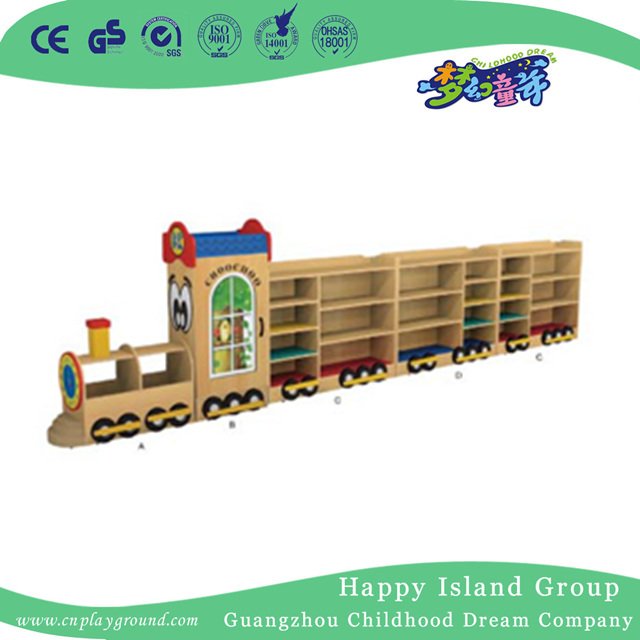  幼儿园卡通米奇幼儿玩玩具木制储物单元 (M11-08402)