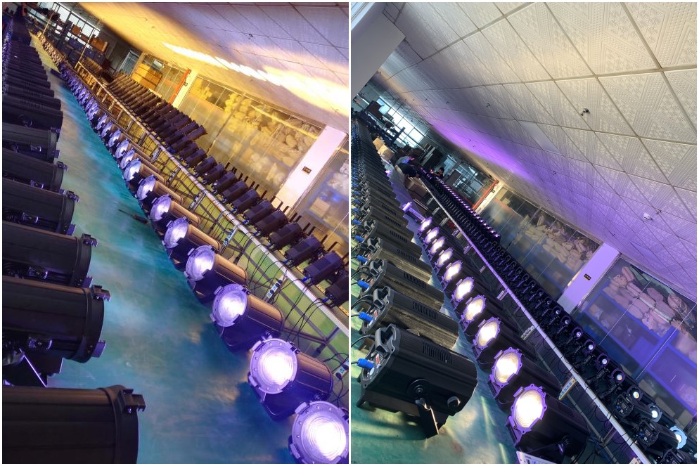 la luz de fresnel estudio llevado