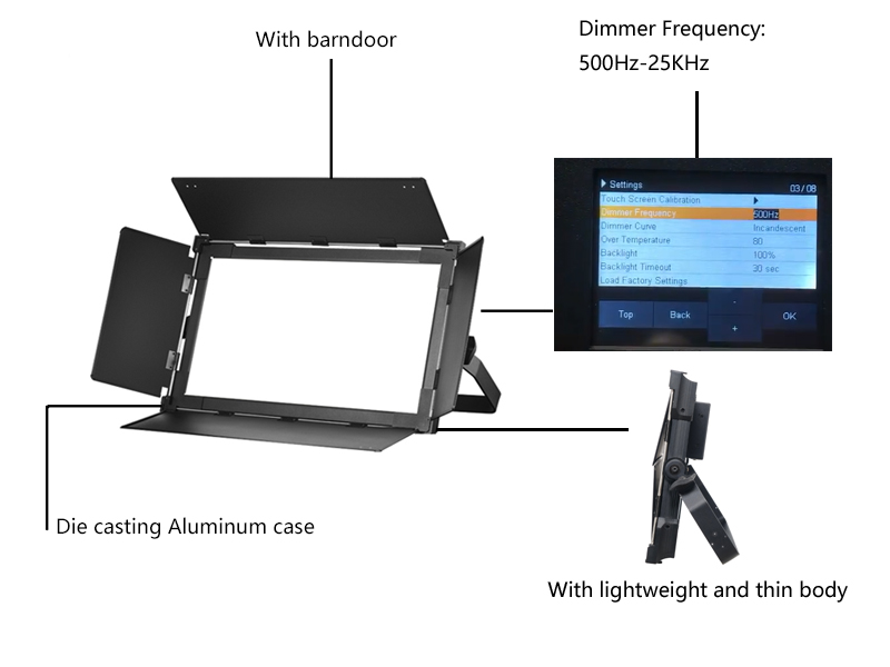 Luz de video LED engañable