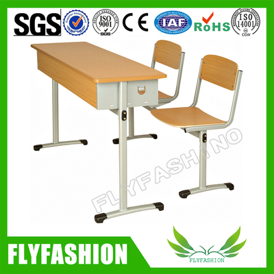 Double School Desk and Chair (SF-03D)