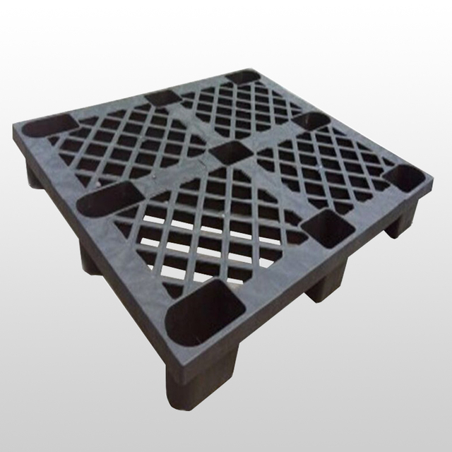 plataforma de envío plástica euro de malla encajable ligera negra 1200x800