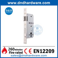 BS EN12209 Sólido SUS304 com classificação de fogo Sash Lock-DDML009