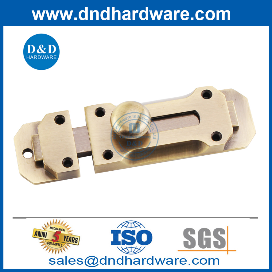 重型锌合金安全滑杆式门栓-DDDB025