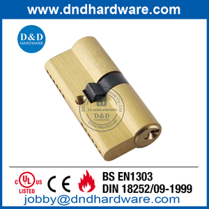 EN 1303 Solid Brass Stain finish silinder pintu ganda Lock-DDLC003