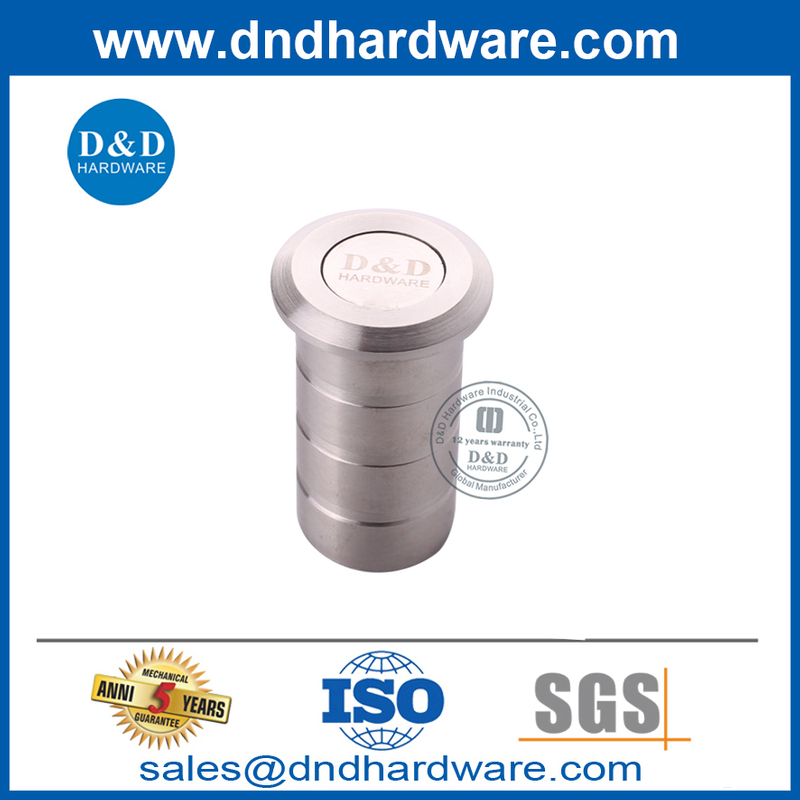 Soquete à prova de poeira de aço inoxidável pequeno para porta interna-DDDP002