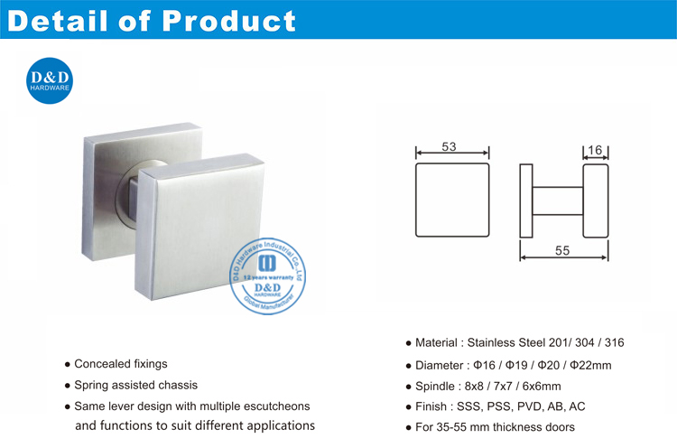 Knob-DDTH030 PINTU keren