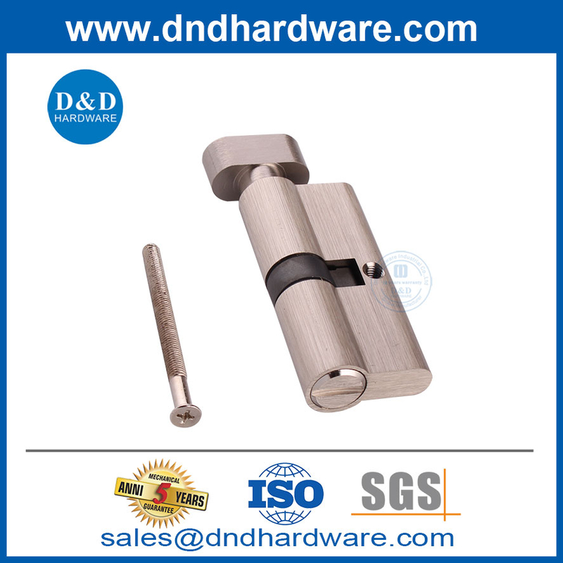 ซัพพลายเออร์ซัพพลายเออร์ห้องน้ำนิกเกิลที่ไม่มีกุญแจขนาดเล็ก 70 มม. ประตูห้องน้ำล็อคกระบอกสูบ DDLC007
