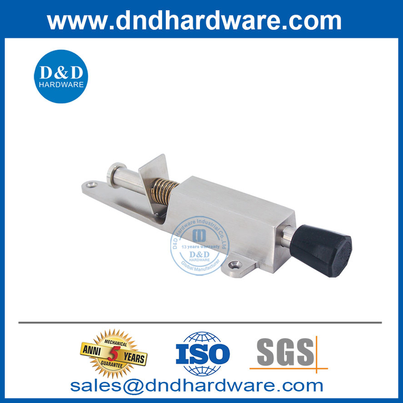 ตัวยึดประตูโลหะผสมสังกะสีฮาร์ดแวร์ใช้เท้าสแตนเลส DDDS053