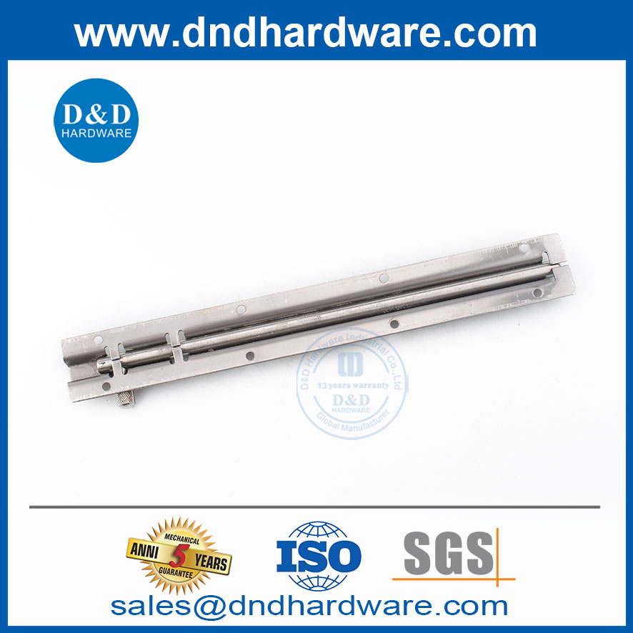 สลักเกลียวประตูอุปกรณ์เสริม SS304 ขนาด 12 นิ้วสำหรับ Door-DDDB024