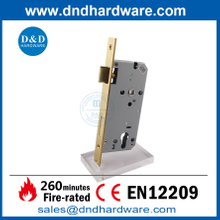 CE EURO SATIN ทองเหลือง SUS304 ประตูทางเข้าประตูความปลอดภัย LOCK-DDML009 
