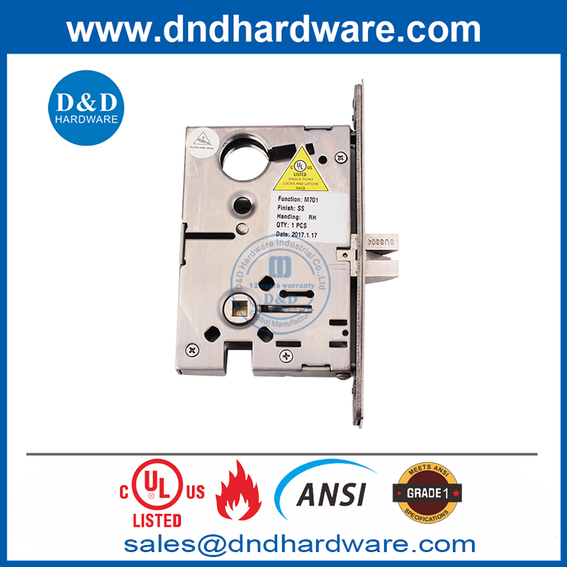 ประตูเชิงพาณิชย์ ANSI UL ประเภทไฟล็อคสำหรับประตู DDAL01 F01