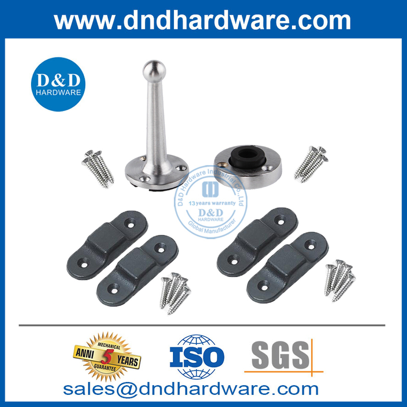 อุปกรณ์ติดประตูประตูสนามแม่เหล็กชุดอุปกรณ์จับยาง Bifold ประตูสำหรับตลาดสหราชอาณาจักร - DDDS056