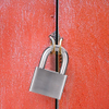 不锈钢锁顶部安全铜挂锁键合，不同的黄铜padlock-ddpl003