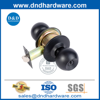 Matt Black Black Double Dixlinder旋钮在锌合金中用于入口DORDLK037