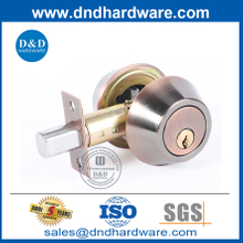 สังกะสีอัลลอยด์โบราณทองแดงตายสลักเกลียวล็อคประตูล็อคทรงกระบอก Deadbolt-DDLK025