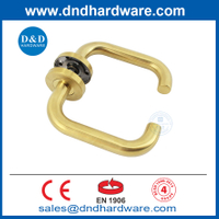 EN1906 ผ้าทองเหลืองทองเหลืองประตูห้องนอนสีทองมือจับคันโยกสไตล์มือจับ DDTH001