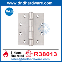 สเตนเลสสตีลคุณภาพสูง 316 ลูกแบริ่งบานพับกับ UL 10C-DDSS005-FR-5X4X3.0