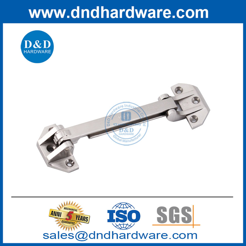 Hot Selling Zinc Silver Satin Nickel Door Guard สำหรับ Outside Door-DDDG009