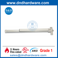 Fire Exit Hardware SS304 Rim Exit Device dengan Fungsi Dogging- DDPD007