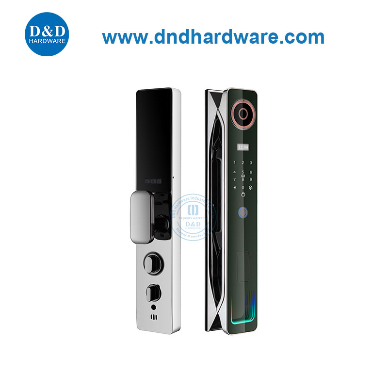 การจดจำใบหน้า 3D อัจฉริยะล็อคสมาร์ทล็อควิดีโอ Intercom-DDEL007