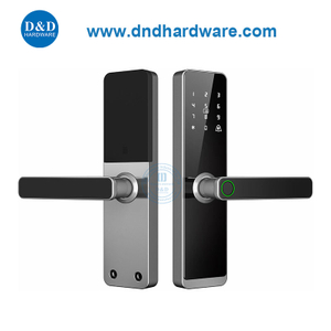 电子门铃指纹密码智能办公室门把手lock-dddl007