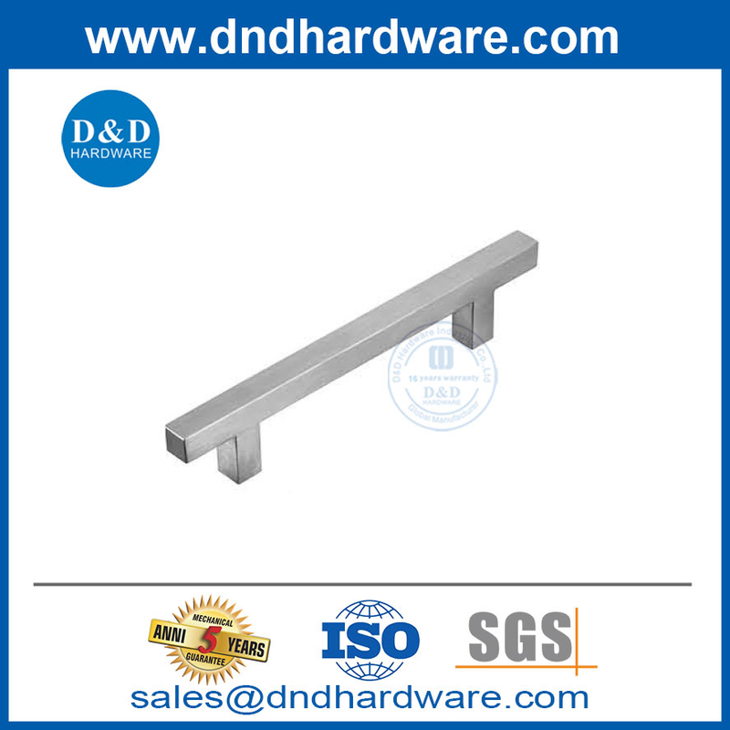 T Bar Cabinet สแตนเลสดึงเฟอร์นิเจอร์ห้องครัวลิ้นชักมือจับ DDFH019