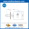 ประตูทางเข้าล็อคด้วย Deadbolt Zinc Alloy Double Cylinder Deadbolt Lock-DDLK021