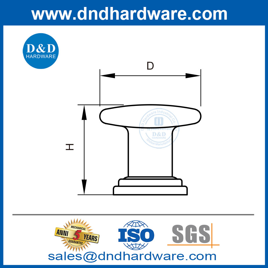 สแตนเลสสตีลตู้ตกแต่งลูกบิดตู้เฟอร์นิเจอร์โต๊ะเครื่องแป้งลูกบิด DDFH049