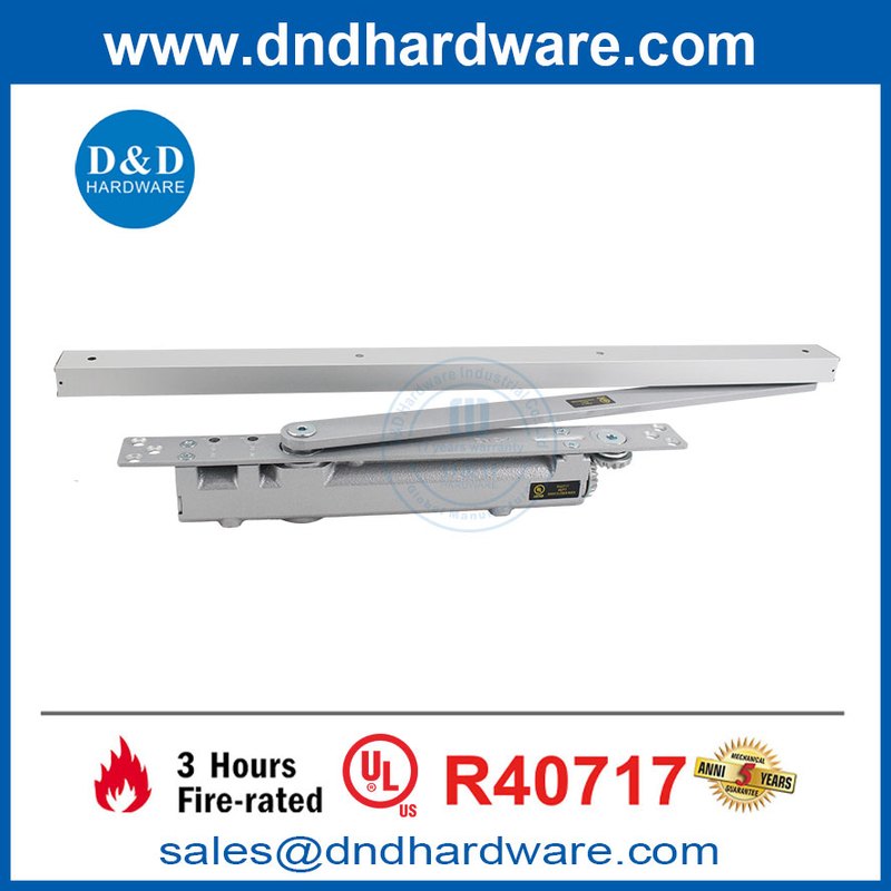 UL ปรับอลูมิเนียมไฮดรอลิกประตูเข้าใกล้ประตูป้องกันไฟ DDDC052