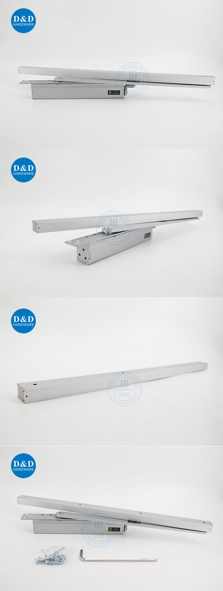 Puerta de aluminio más cerca