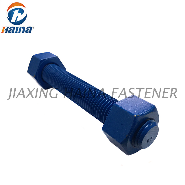 Goujon ASTM A193 B7 et écrous A194 2H avec revêtement TPFE