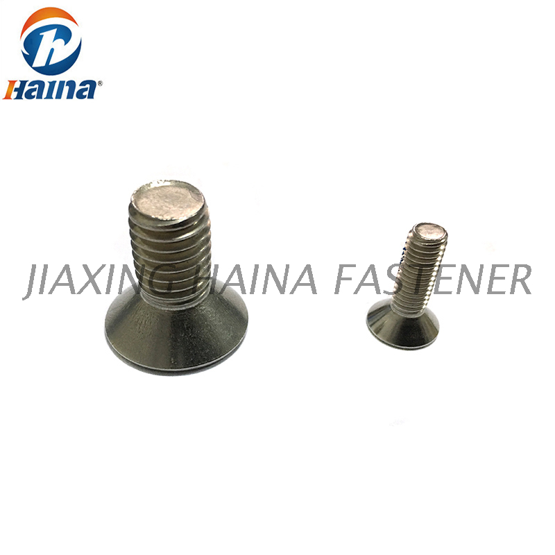 Tornillo de cabeza plana de acero inoxidable 304 SS304 DIN7991